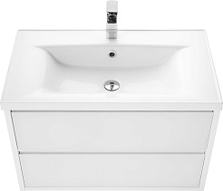 Акватон Мебель для ванной Римини 80 New белая – фотография-3